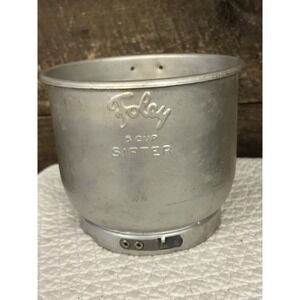 Vintage Foley 5 Cup Sifter ~ Aluminum with Action Handle Made‎ in USA